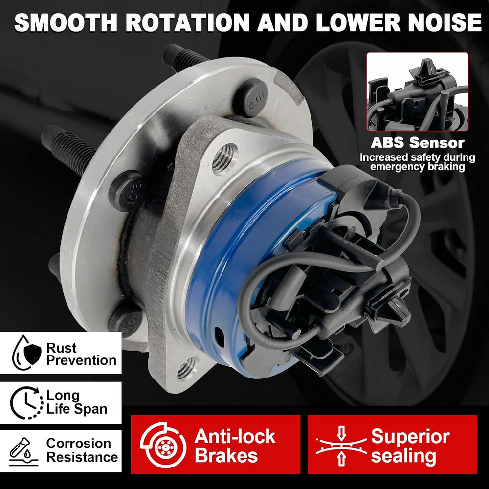 ( shf 36 ) Pair 513214 Front Wheel Bearing Hub Assembly Compatible with Chevy Cobalt