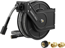 ( shf 33 ) Giraffe Tools Pressure Washer Hose Reel with Replaceable 60FT Pressure Hose | 4000 PSI