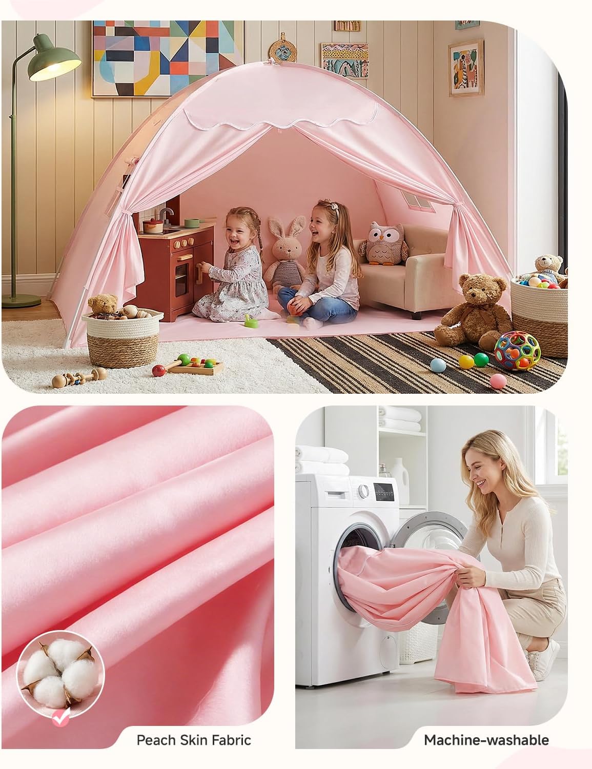( shf 31 ) Sumbababy Full Bed Tent for Kids Indoor, Toddler