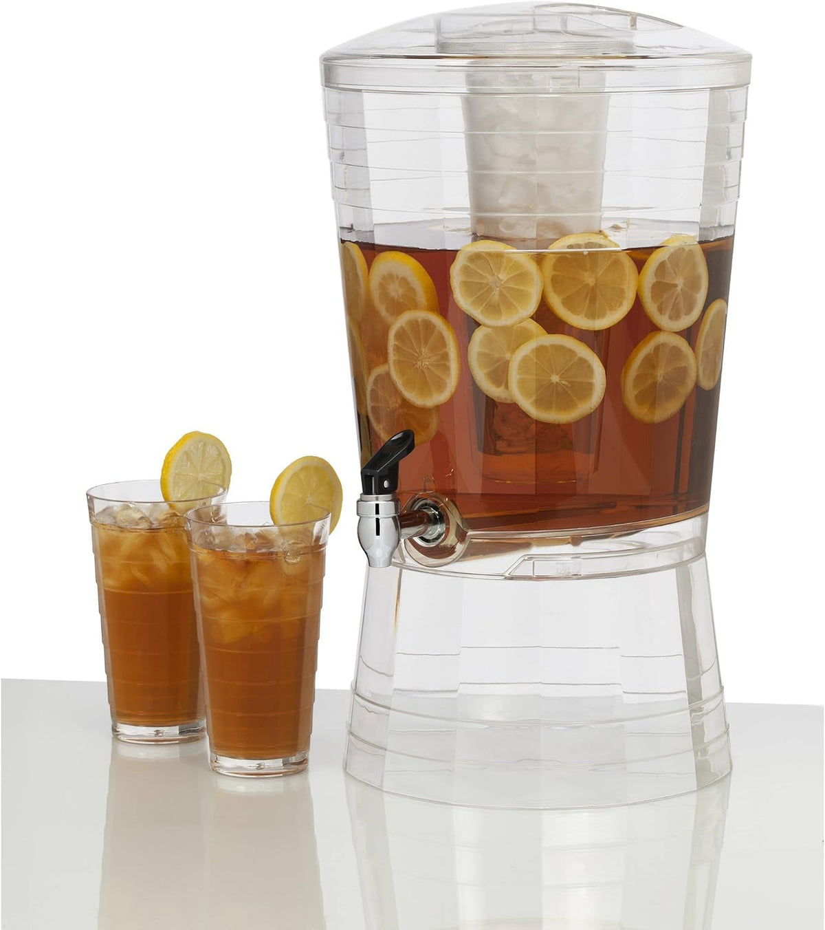 ( shf 05 ) CreativeWare CreativWare 3-Gallon Mosaic Beverage Dispenser, Clear