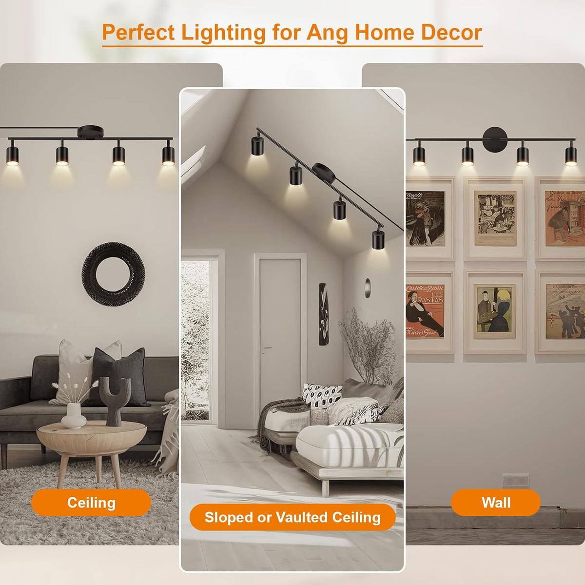 ( shf 35 ) 4-Spot Track Ceiling Light for Kitchen