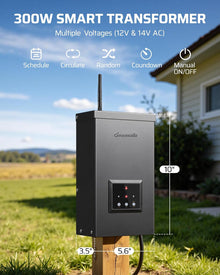 ( shf 32 ) DEWENWILS Smart Low Voltage Landscape Transformer 600W