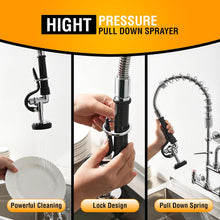 ( shf 31  )GIMILI Commercial Sink Faucet with Sprayer 8 Inch