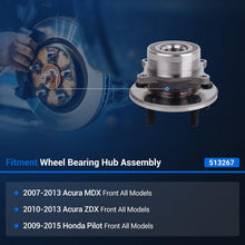 ( shf 36 ) Autoround 513267 Front Wheel Hub Assembly Fits Honda Pilot