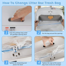 ( shf 14 ) 80 Count Cat Litter Bags, Self Cleaning Litter Box