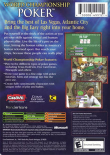 ( shf 10 )  XBOX - World Championship Poker - Xbox