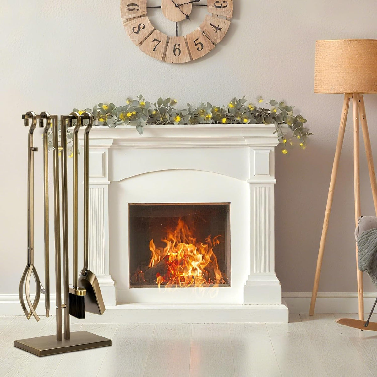 ( shf 02 ) FEED GARDEN Wrought Iron Fireplace Tool