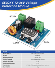 ( SHF 32 ) 12V-36V DC Voltage Protection Module Digital