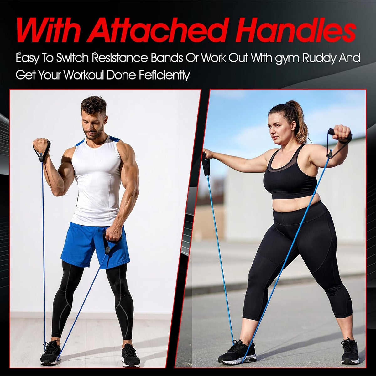 ( shf 30 ) Band with Handle Exercise Pull