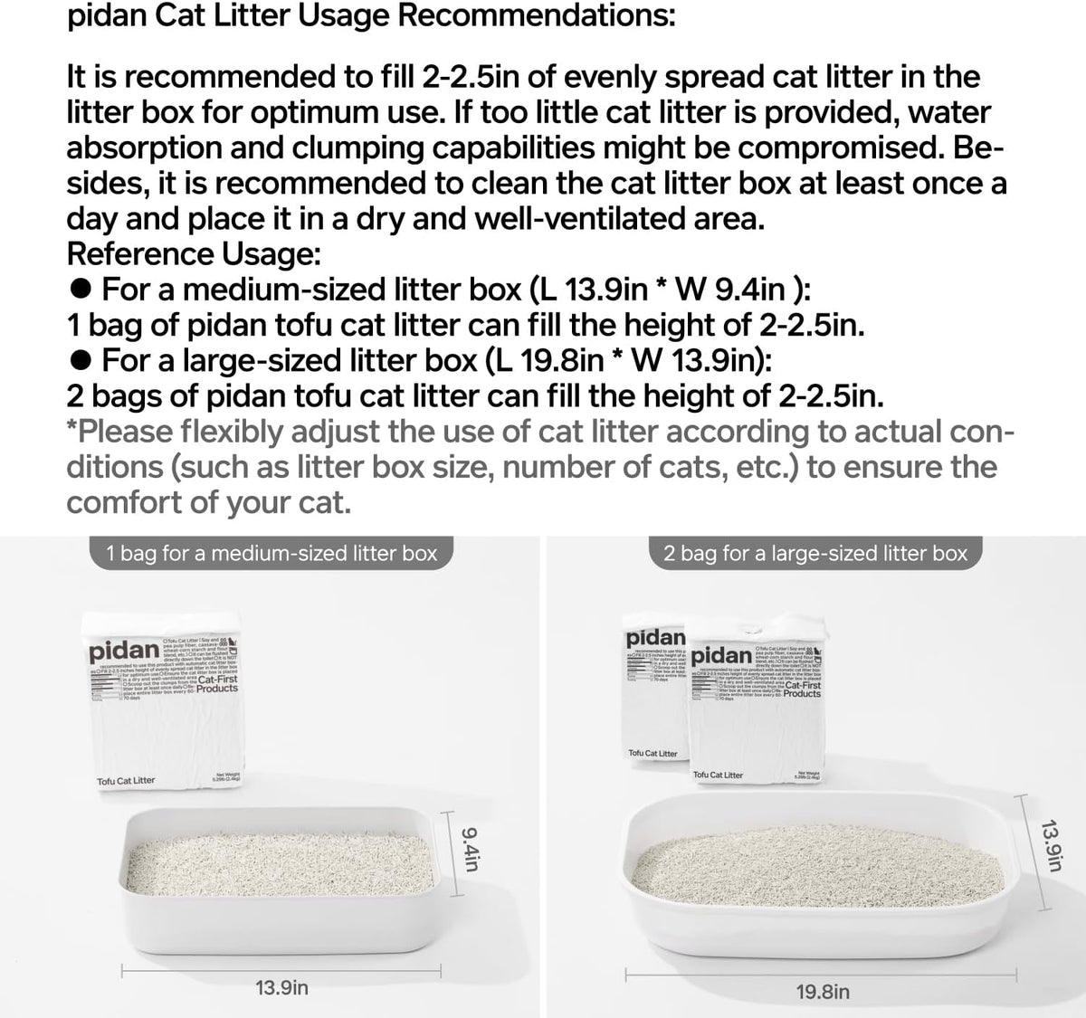 ( shf 14 ) Pidan Tofu Cat Litter Clumping,Flushable,Plant Based Litter 1 Pack