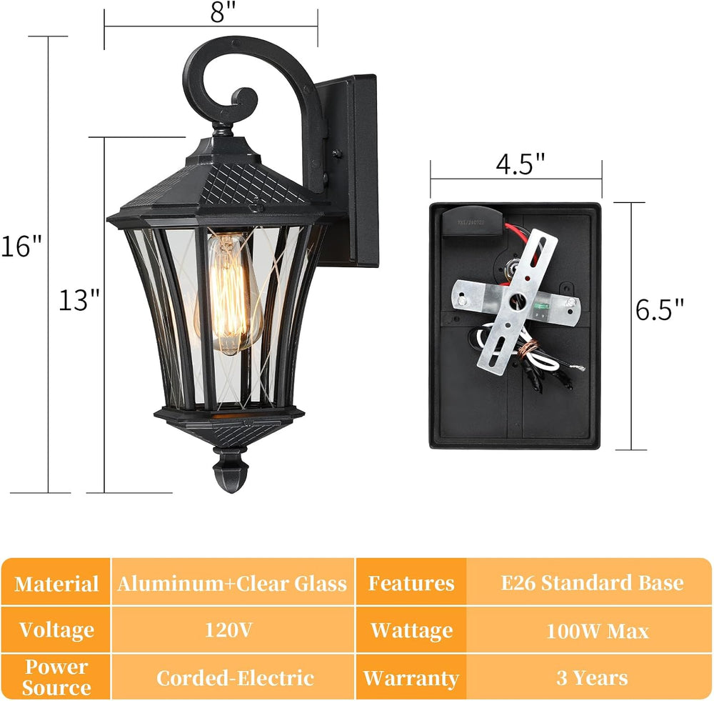 ( shf 25 ) YSN 16'' Outdoor Wall Lights,