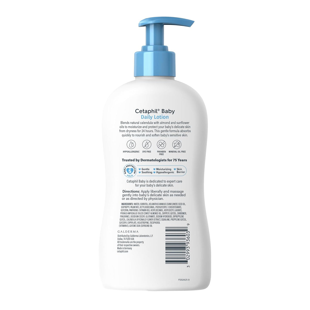 ( shf 24 ) Cetaphil Baby Daily Lotion Organic Calendula Sensitiv