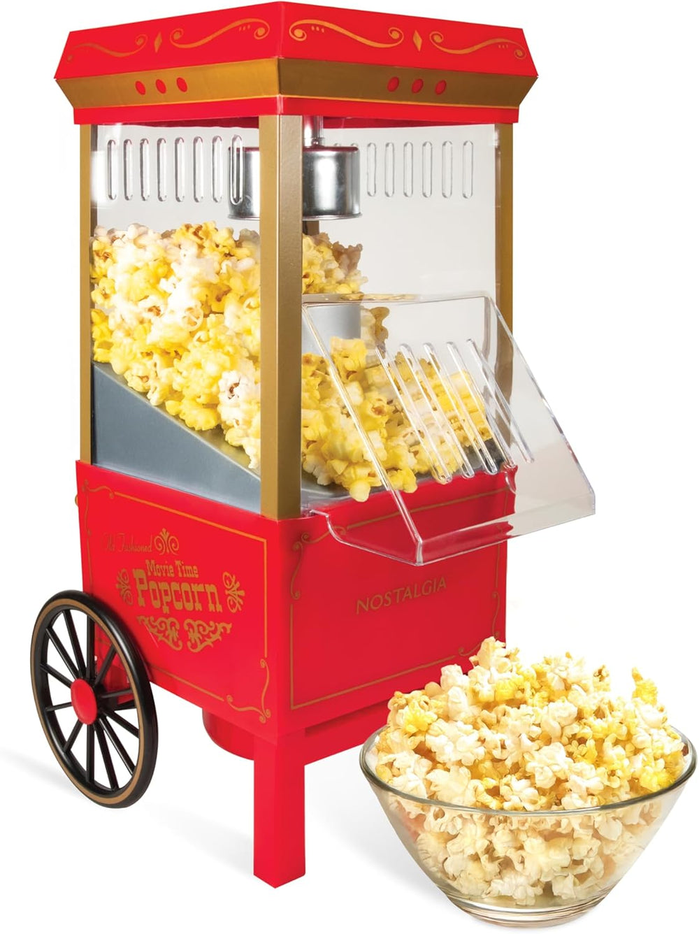 ( shf 04 ) Nostalgia Vintage Hot-Air Popcorn Maker Machine