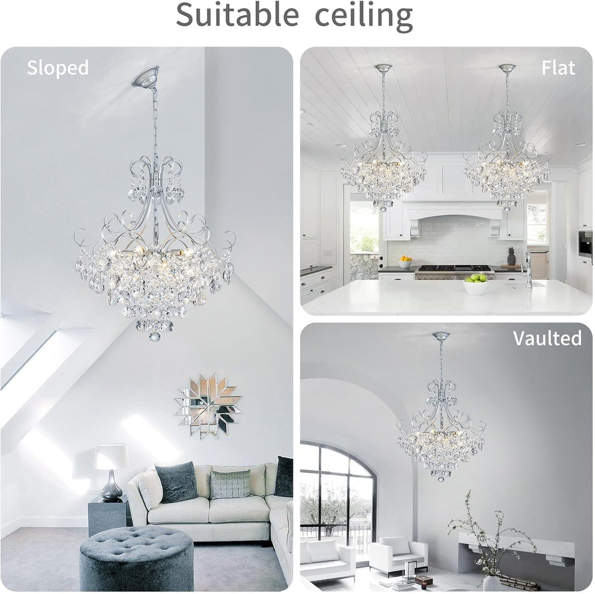 ( shf 34 ) ANJIADENGSHI Crystal Chandelier K9 Crystal Lighting
