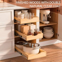 ( shf 25 ) Menkxi 2 Set Wooden Pull out Cabinet Organizer