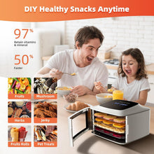 ( shf 05 ) Septree Compact Food Dehydrator, 4 Stainless Steel Trays Fresh Dryer Machine