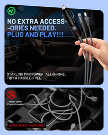 ( shf 27 ) Starlink Mini 3-in-1 Power Adapter Cable