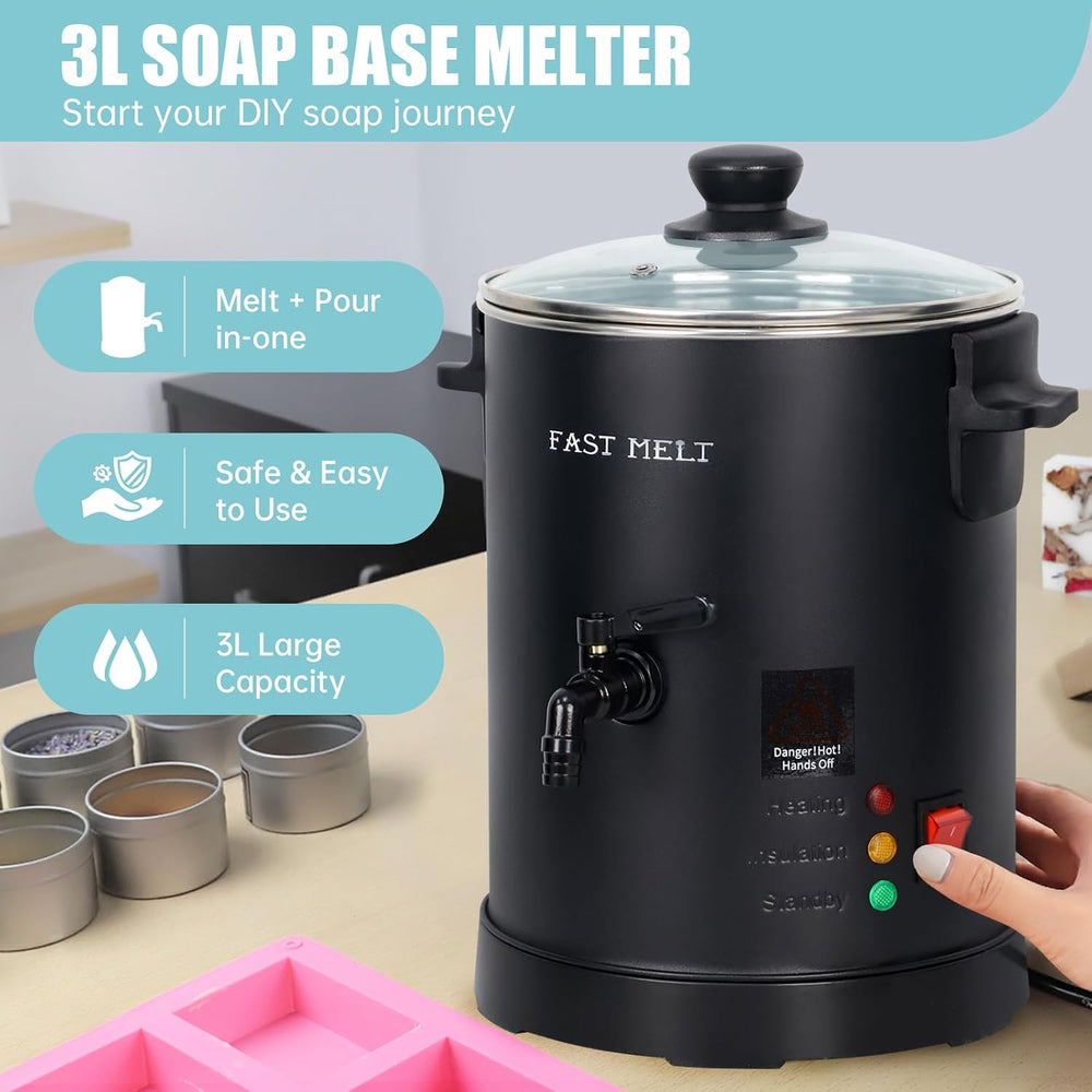 ( shf 03 ) FAST MELT 6Lbs Soap Base Melter