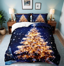 ( shf 25 ) Herside Christmas Tree Bedding Set Christmas