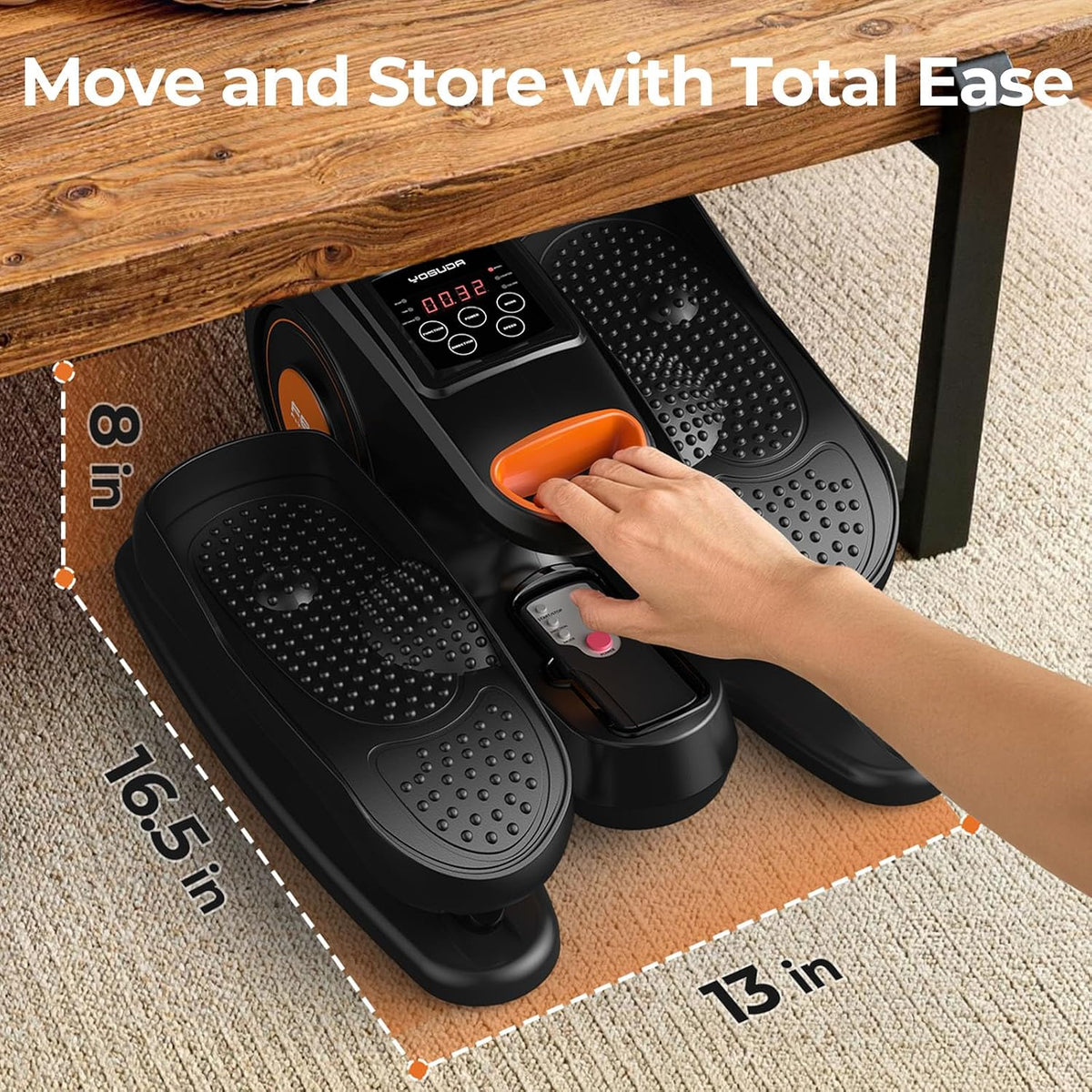 ( shf 33 ) YOSUDA Under Desk Elliptical Machine, Seated Pedal Exerciser for Seniors