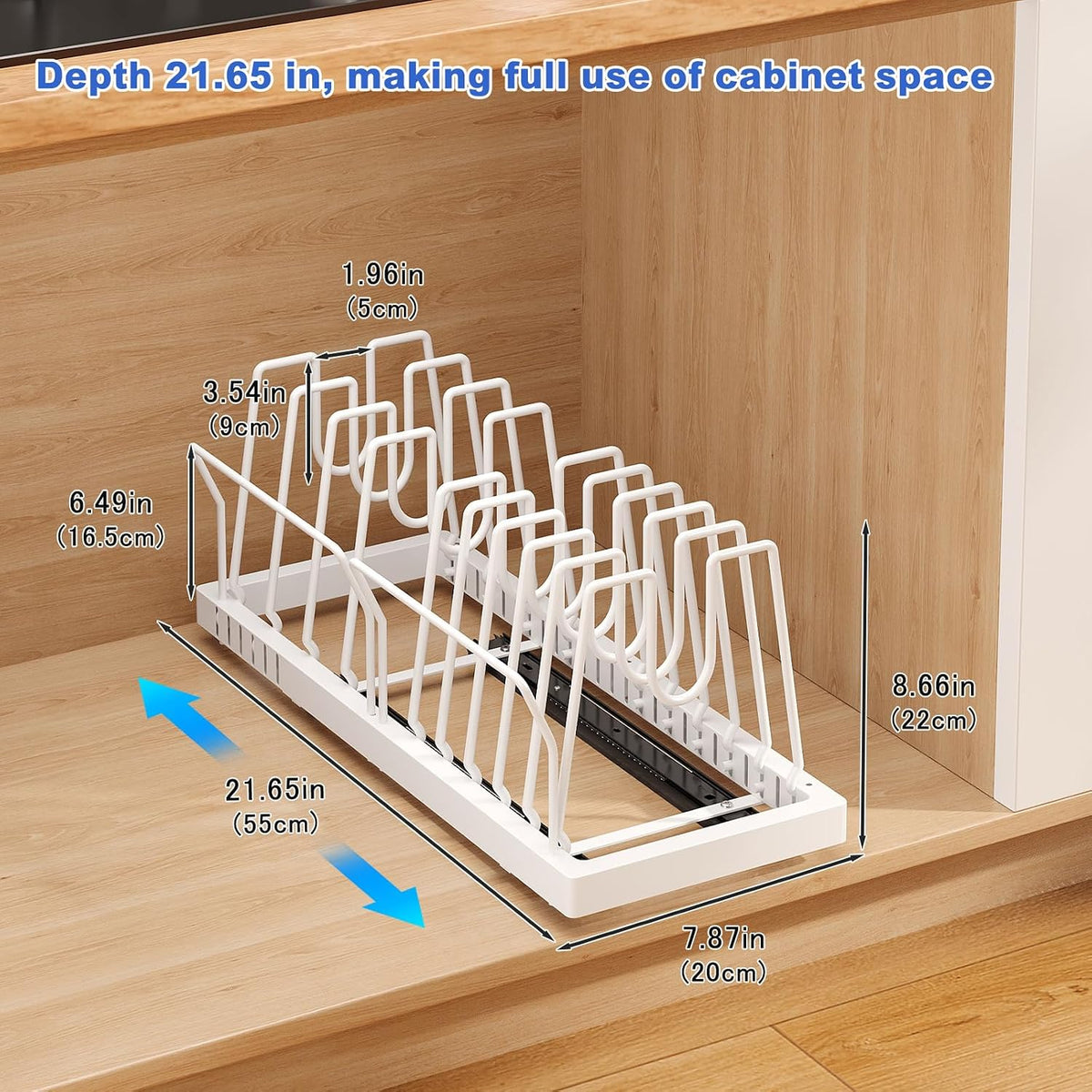 ( shf 25 ) Mustorn Pots and Pans Organizer