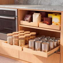 ( shf 25 ) Menkxi 2 Set Wooden Pull out Cabinet Organizer