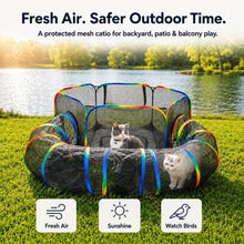 ( shf 26 ) LUCKITTY Portable Cat Enclosure - 2-in-1 Outdoor