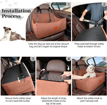 ( shf 30 ) Wooaidagg Dog Car Seat for Medium & Large Dogs