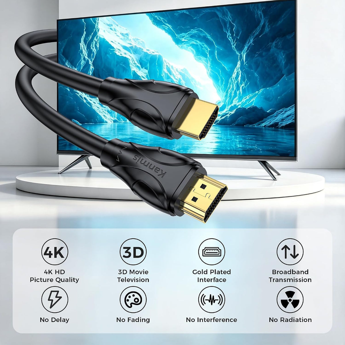 ( shf 27 ) Kanmis 50FT Long HDMI Cables