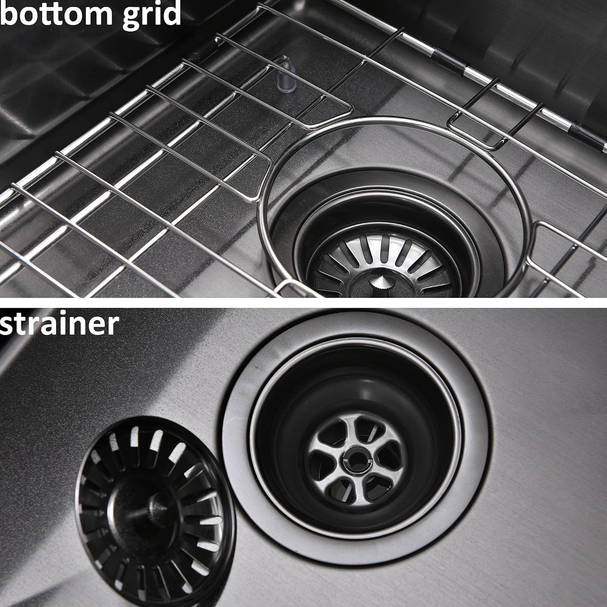 ( shf 32 ) 12x16 Bar Sink Undermount rv Kitchen Sink black Stainless Steel