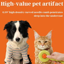( shf 14 ) Donut-shaped pet grooming brush, dog brush, cat brush.