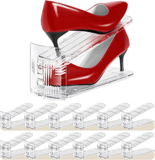 ( shf 13 ) Tgzwme Shoe Slots Organizer - Shoe Stacker, 3 Levels Adjustable,Space