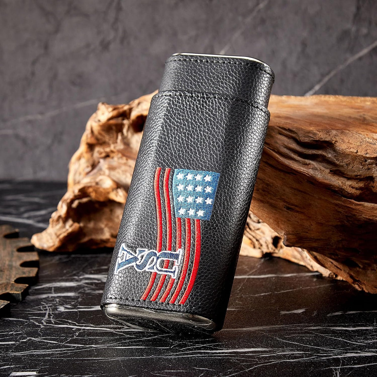 ( shf 24 ) WANTHER Cigar Case Travel Humidor Kit