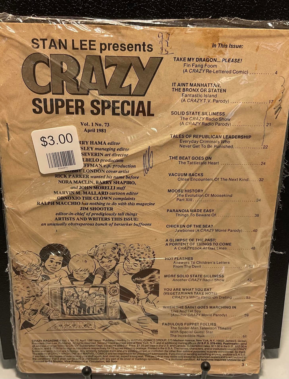 Crazy Magazine #76 July 1981