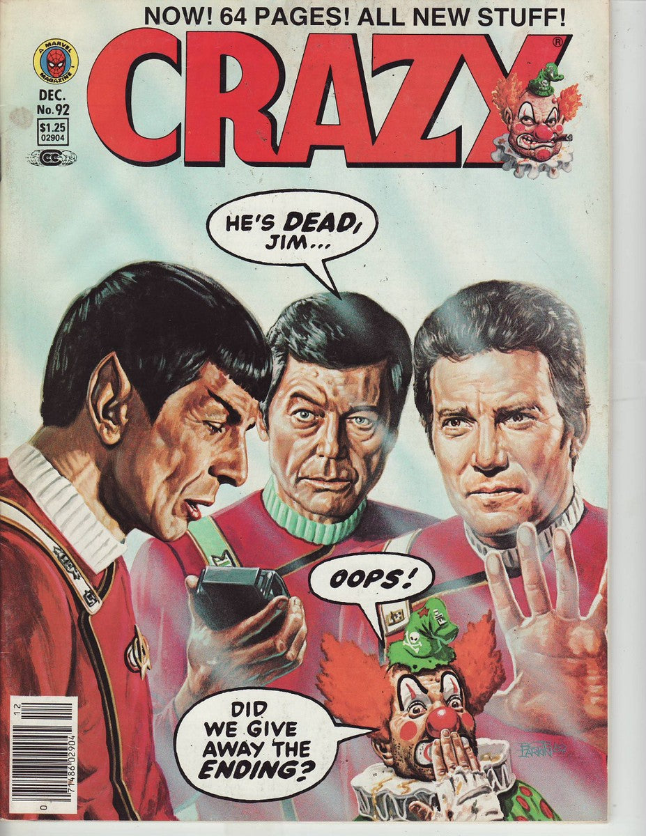 Crazy magazine #92 -  December 1982