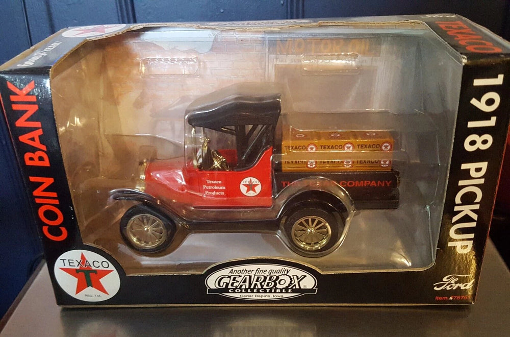 ( shf 01 ) GEARBOX COLLECTIBLE - 1918 TEXACO FORD PICKUP