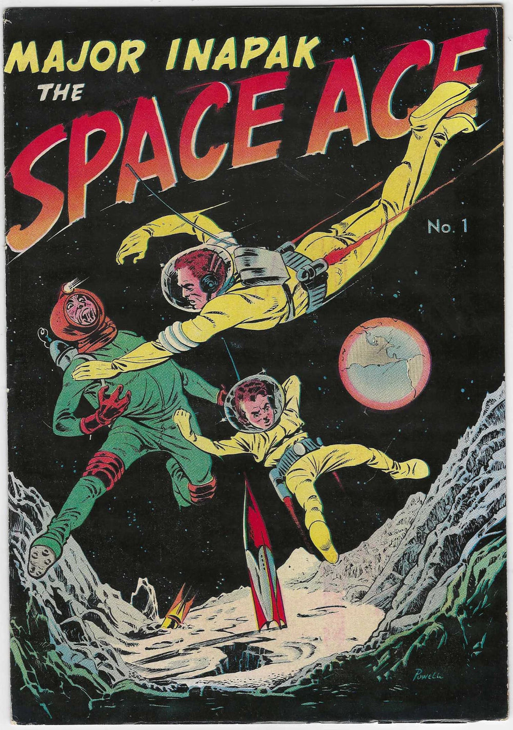 MAJOR INAPAK SPACE ACE 1951 GIVEAWAY PROMO PROMOTIONAL COMIC MAGAZINE ENTERPRISE