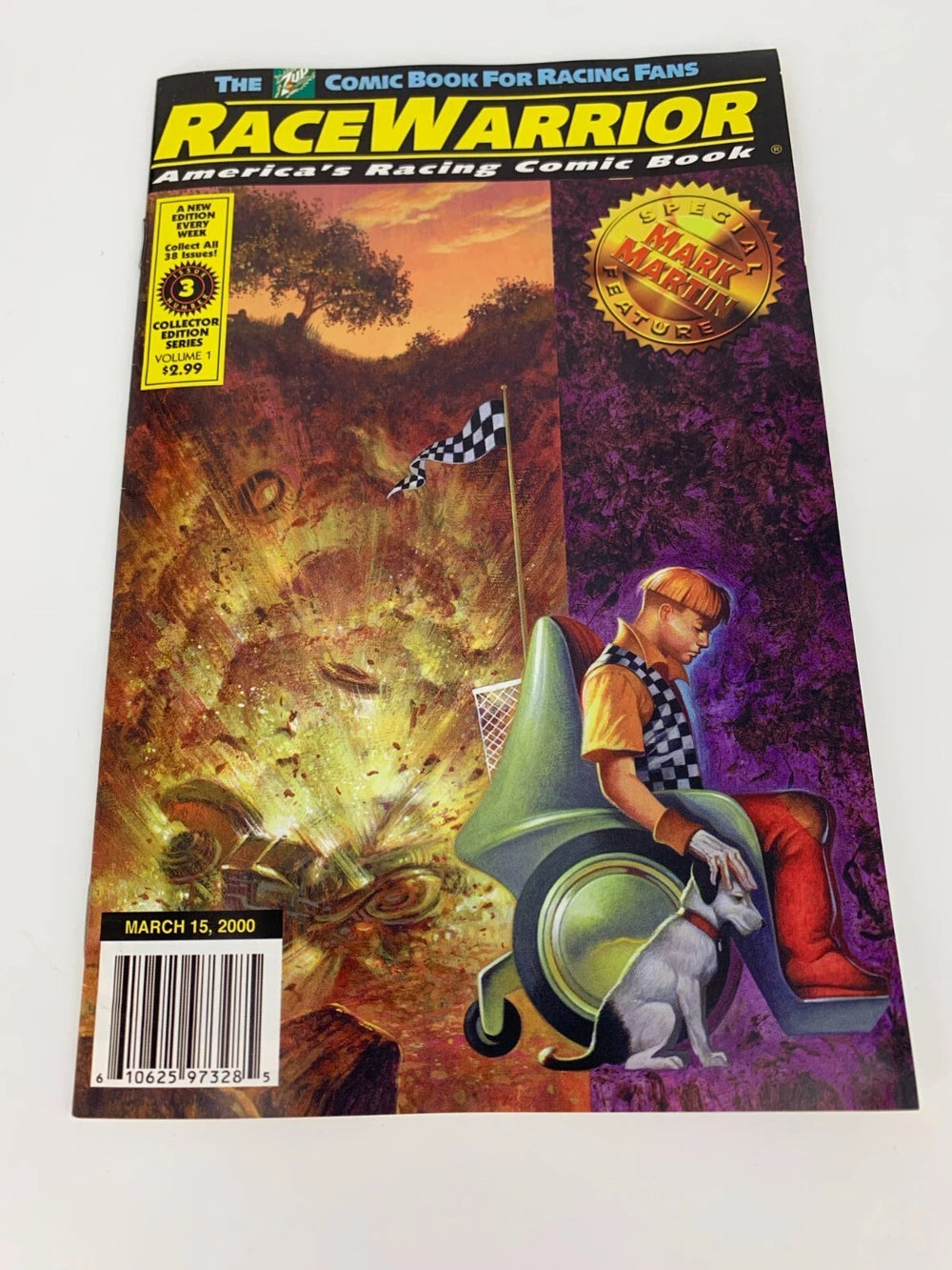 Race Warrior America's Racing comic book Vol.1 issue 3 Mark Martin