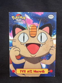 (shf V A-1 ) Vintage Meowth Tv11 52 1999 Topps Series 1 Pokemon Tv Animation Edition