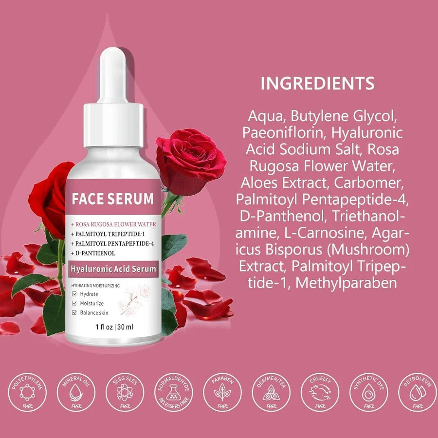 ( shf 14 ) Hyaluronic Acid & Rose Serum