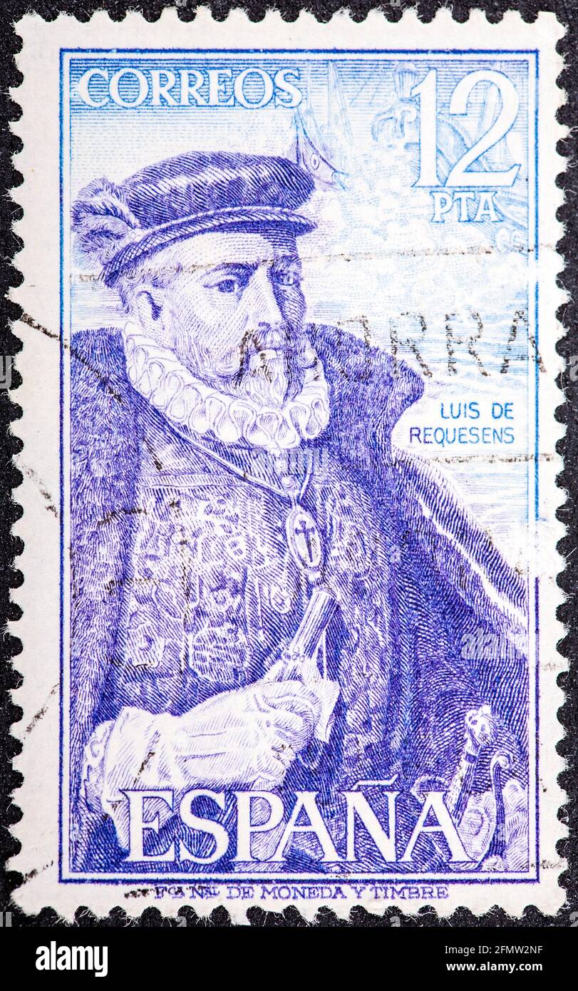 ( shf 32 ) SPAIN - CIRCA 1976: stamp printed by Spain